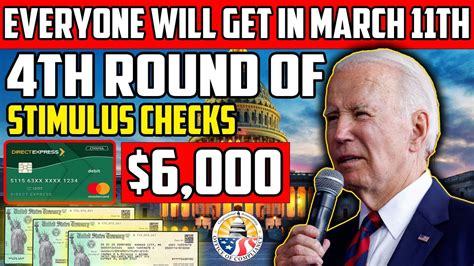 BIDEN APPROVED 6000 4TH ROUND OF STIMULUS CHECKS FOR ALL 50 STATES