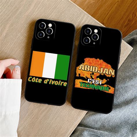 Atom d Ivoire Côte d Ivoire Passeport Feel Map Phone Case iPhone 13 12