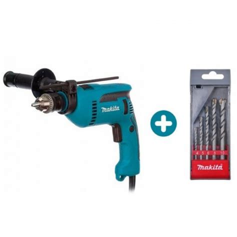 Furadeira Impacto Hp1640 Makita 16mm 127V Brinde 5 Brocas