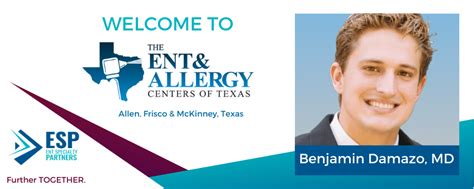 Ent Specialty Partners Welcomes Dr Benjamin Damazo To The Ent