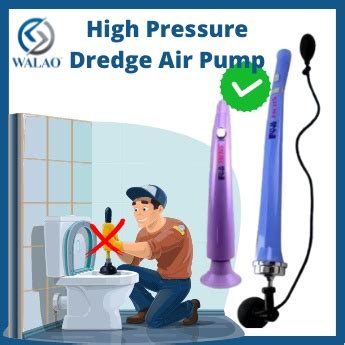 High Pressure Dredge Air Pump Drain Blaster Sink Bath Toilet Plunger