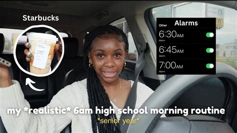 My Realistic 6am High School Morning Routine Senior Year