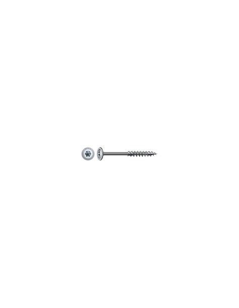 Spax Vis bois Tête disque TORX T40 8X160 Filetée sur 80 4CUT WIROX 5