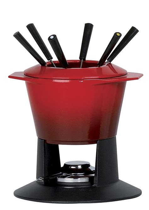 Le Creuset Fondue Set Rood Kopen Kaasfondue Cookinglife