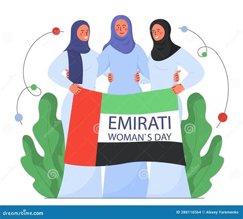 Emirati Women Day Vector Concept Stock Illustration Illustration Of