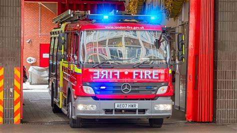 London Fire Brigade A242 Soho Pump Turnout X2 YouTube