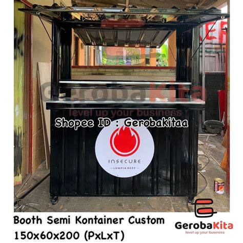 Jual SPESIAL PROMO SALE Booth Semi Kontainer Meja Susun Gerobak