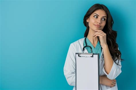 Premium Photo Pensive Doctor Evaluating Patients Medical Records