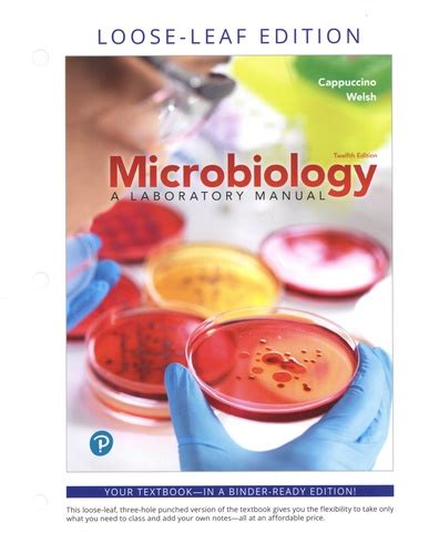 Microbiology A Laboratory Manual Loose Leaf De James Cappuccino