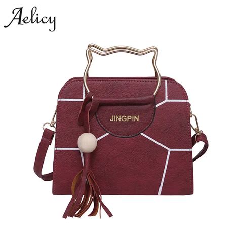 Aelicy High Quality Pu Leather Brand New Retro Women Messenger Bags