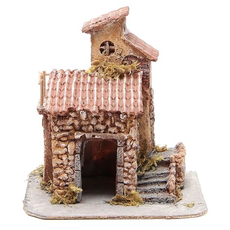 Casetta Resina E Legno Presepe Napoletano X X Cm Vendita Online