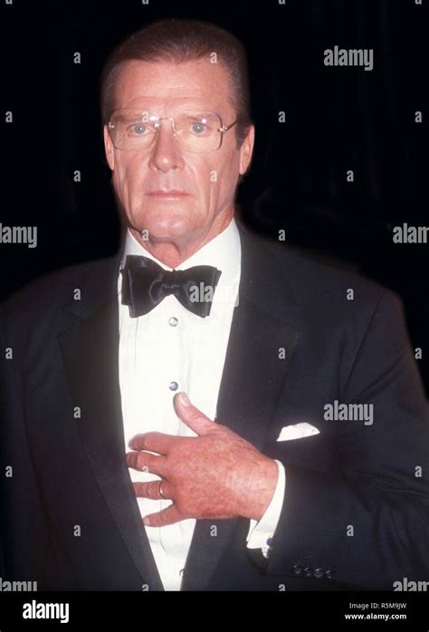 Roger Moore 1991 Photo By John Barrett PHOTOlink MediaPunch Stock