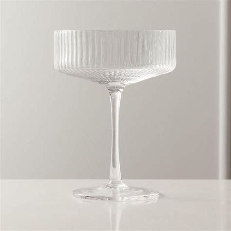 Eve Coupe Ribbed Cocktail Glass