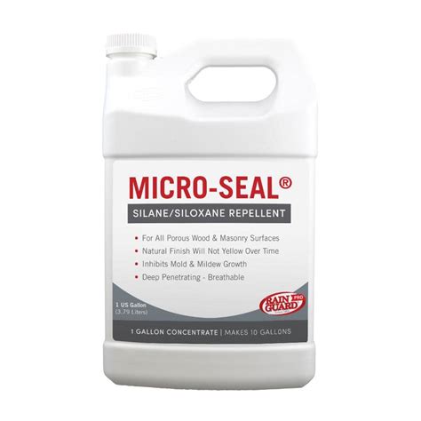 Rain Guard Micro Seal Gal Concentrate Penetrating Clear Water Based