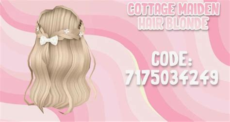 Pin By Bella On Bloxburg Cute Blonde Hair Brown Hair Roblox Roblox Sets