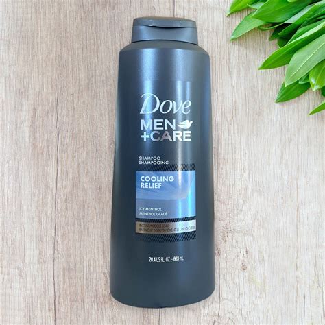 Dove Mencare Cooling Relief Icy Menthol Shampoo Cools Scalp Deep Clean