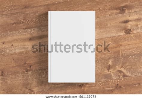 Blank White Book Cover On Wooden 库存插图 561139276 Shutterstock