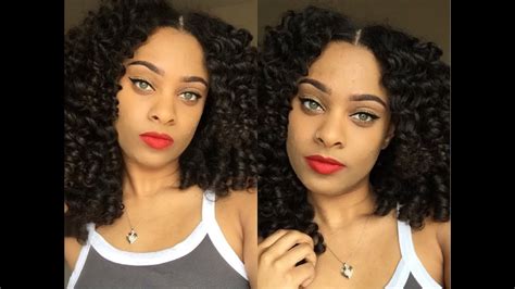 Heatless Wand Curls Flexi Rod Set Mercys Hair Extensions Youtube