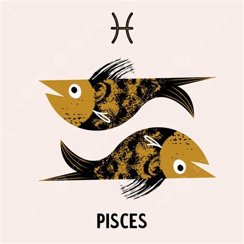 Zodiac Pisces Vector Design Images Sign Of The Zodiac Pisces Moon