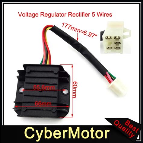 Voltage Regulator Rectifier For Eton Beamer Iii Matrix Scooter Viper