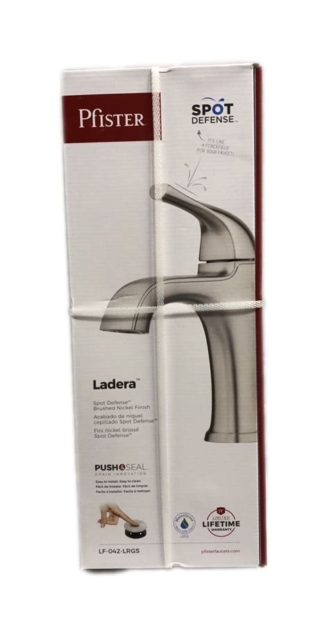 Pfister Ladera Single Hole Single Handle Bathroom Faucet Brushed Nickel