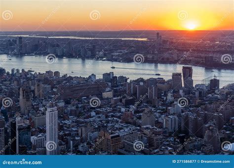 New York City skyline stock image. Image of city, financial - 271586877