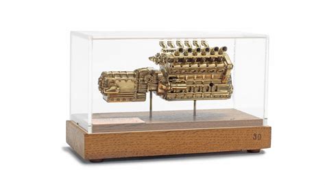 Bonhams Cars : A 112 scale model of a Ferrari 330 P4 engine, by Jacques ...