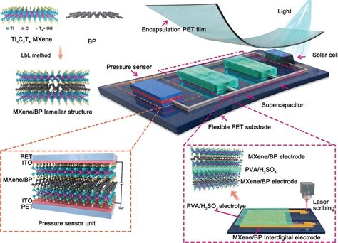 吉林大学韩炜教授am 黑磷mxene薄膜构建柔性自供电集成传感器系统 知乎