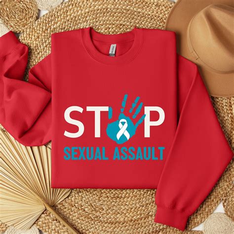 Stop Sexual Assault Shirt Sexual Assault Awareness Teal Ribbon