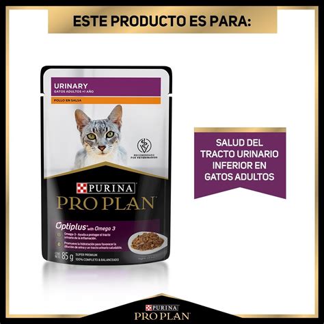 Proplan Urinary Gato Alimento H Medo Sobre Pouch De Gr Meses Sin