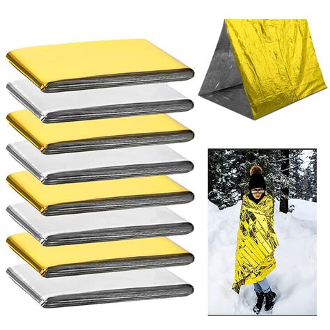 Sensch Survival Emergency Mylar Thermal Blanket Foil Space Blanket