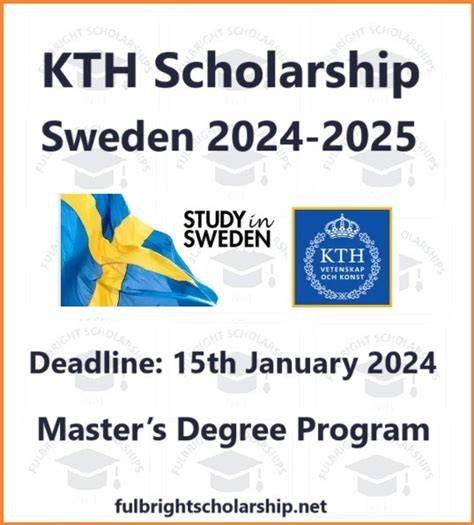 Kth Scholarship In Sweden Fully Funded