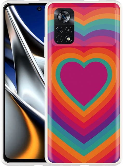 Poco X4 Pro Hoesje Retro Hart Designed By Cazy Bol