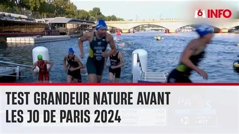 Triathlon Test Event Paris se jette à l eau avant les JO YouTube