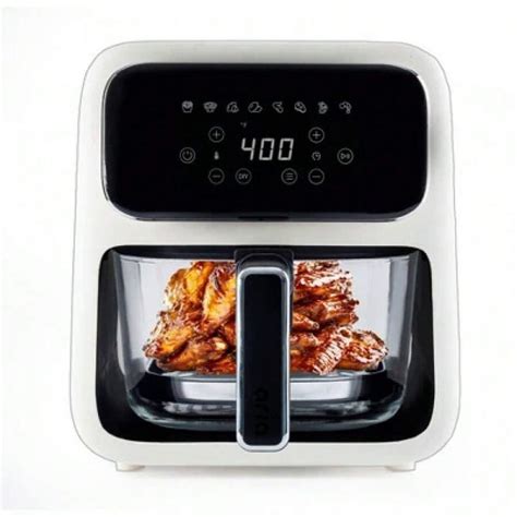 Glass Air Fryer Toxin Free Basket Touch Screen 8 Presets Dishwasher