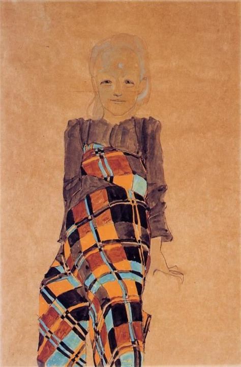 Seated Woman With Bent Knee Egon Schiele WikiArt Org Egon Schiele