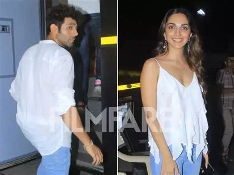 SatyaPrem Ki Katha Co Stars Kartik Aaryan And Kiara Advani Get Clicked