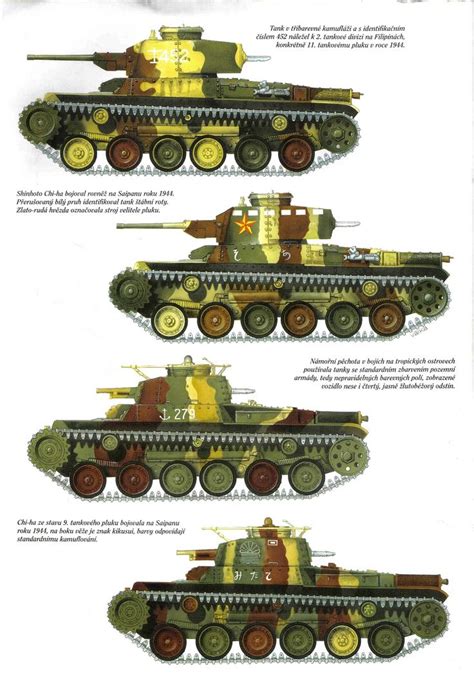 Type 97 Chi Ha Shinhoto Chi Ha Japanese Medium Tanks WW II Variants