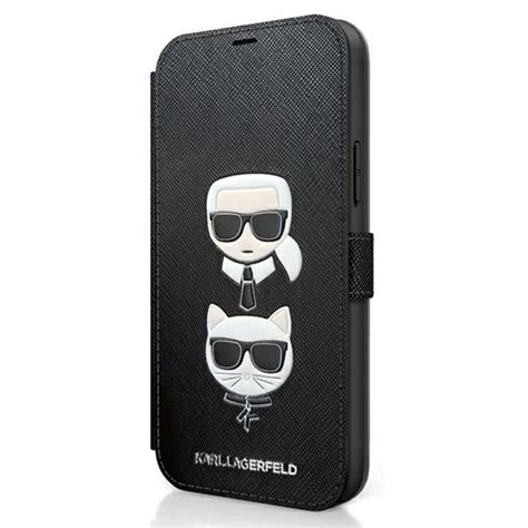 Karl Lagerfeld Booktype Saffiano Karl Choupette Heads Etui Iphone