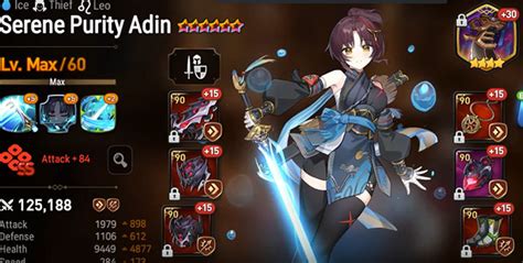 Epic Seven Serene Purity Adin Build Skill Equipment And