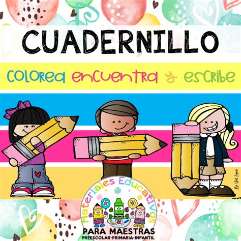 Cuaderno Colorea Y Escribe Materiales Educativos Para Maestras