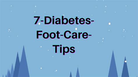 7 Diabetes Foot Care Tips Youtube