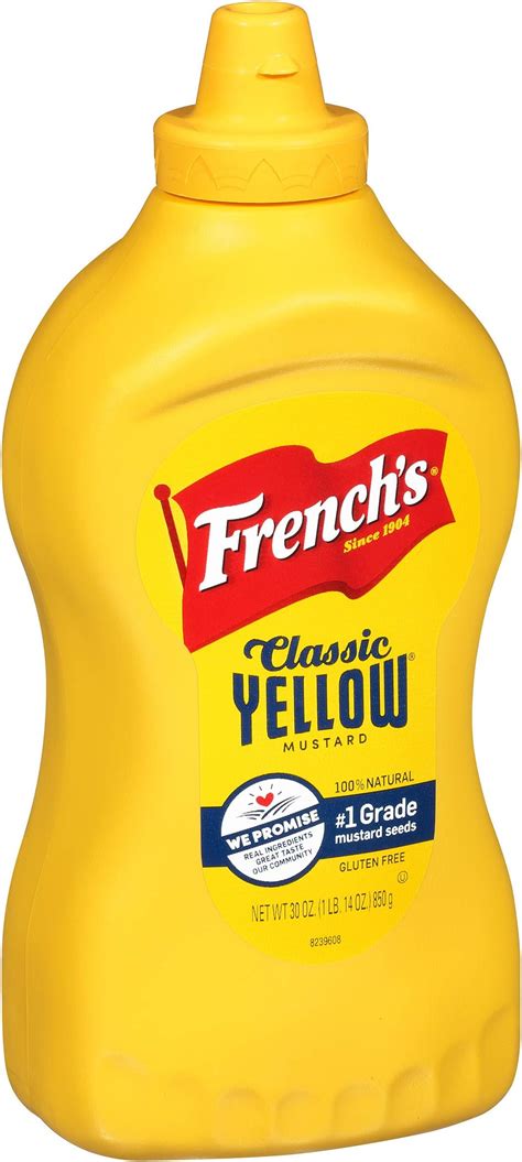 Frenchs Classic Yellow Mustard 30 Oz Gourmet Seasoned