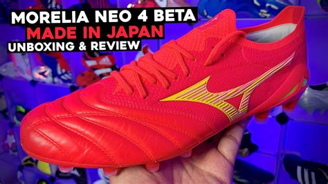 Mizuno Morelia Neo IV Beta Japan UNBOXING REVIEW YouTube