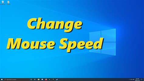 How To Change Mouse Speed In Windows Youtube