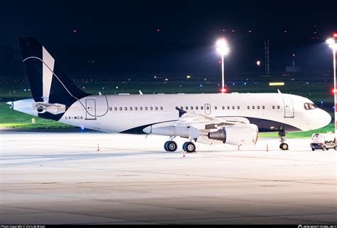 Lx Mco Global Jet Luxembourg Airbus A Acj Photo By Chris De