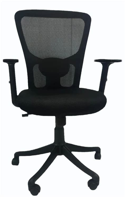 Rexine Jazz Medium Back Chairs Black And Grey At Rs 3850 In Rangareddy