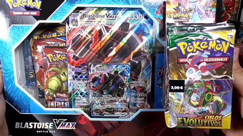 APERTURA ÉPICA DE CARTAS POKÉMON CIELOS EVOLUTIVOS BLASTOISE VMAX