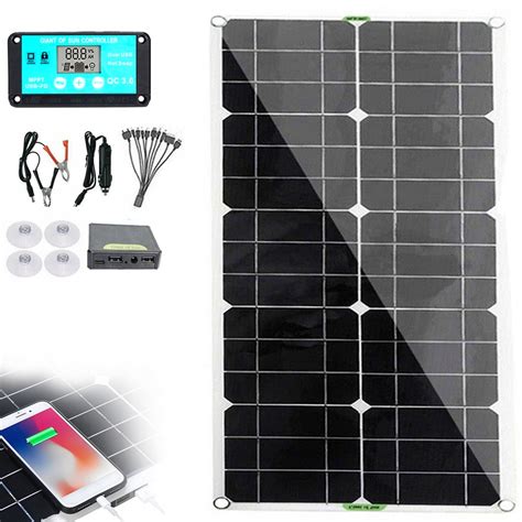 PANEL SOLARNY BATERIA SŁONECZNA 100W 18V REGULATOR 14011214241