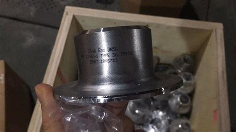 Duplex Stainless Steel Fitting En 1092 1 Pn 10 Dn 50 Type 36 Uns S32750 Stub End